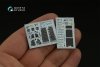Quinta Studio QD48400 F-16C block 25 3D-Printed & coloured Interior on decal paper (Kinetic 2022 tool) 1/48